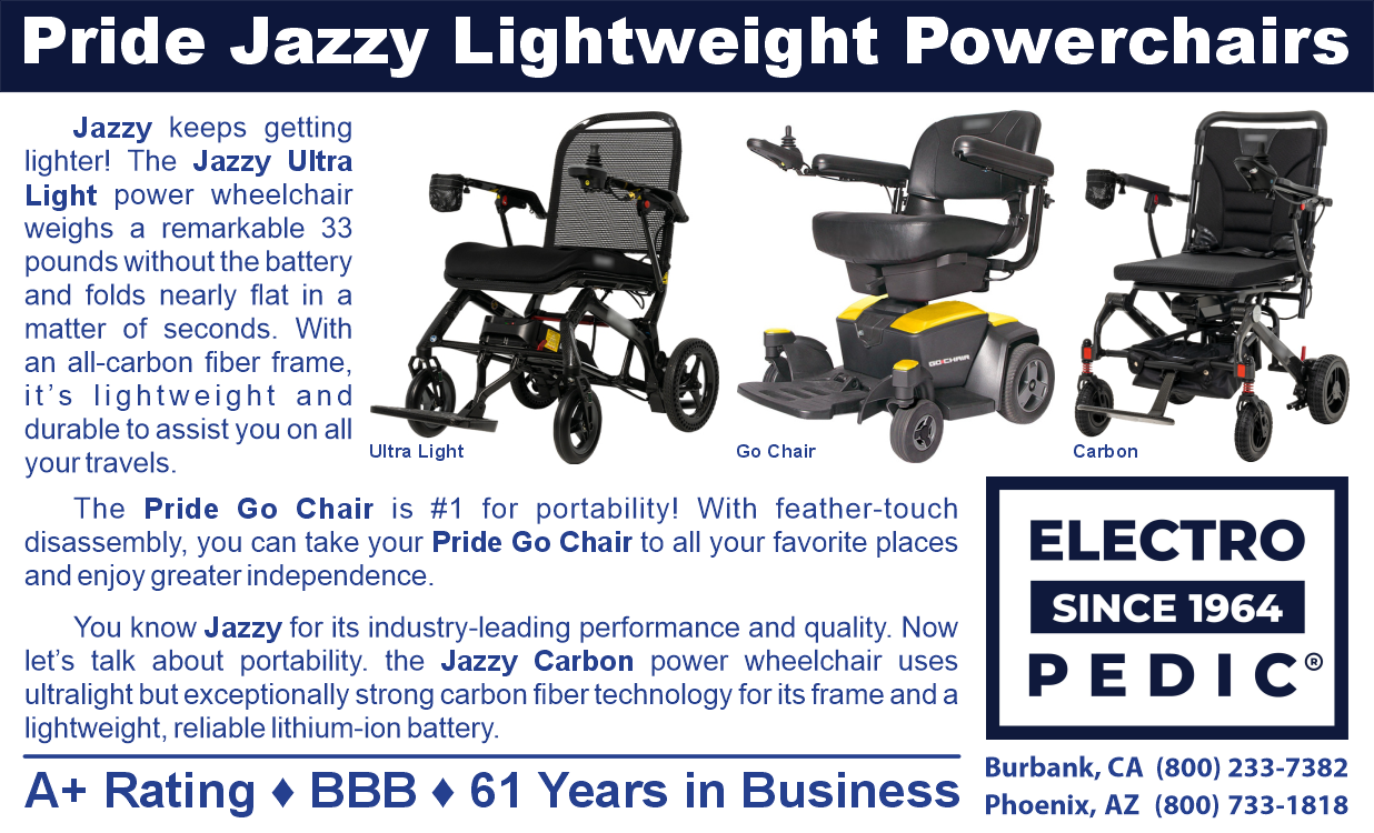 Pride Jazzy Lightweight Folding Powerchairs